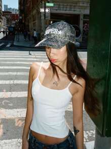 Kit 3 Aesthetic Moda Basic Strapless Tank Tops - 白色,淡粉紅色和淡藍色 - 查看 4