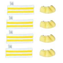 2/4/6/8 Pack Nozzles Covers And Microfibre Mop Cloth For Karcher SC1 SC2 SC 3 SC 4 SC 5 EasyFix Steam Cleaner, Floor Cleaning Karcher EasyFix Set - Multicolor - View 11