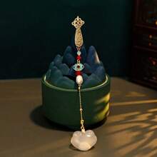 8pcs Chinese Style Zinc Alloy Qipao Decorations, Tassels Brooch, High-End Peony & Double Happiness Chinese Hanfu Accessories Dress Accessories Pin For Clothes Bag Charm School Office Accessories Shirts Jacket Jewelry Christmas Halloween Clothes Pin Funny Cute Teacher Gifts Costume Accessories Bag Charms