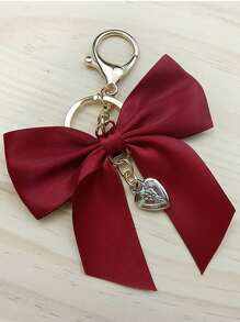 1/2PCS Girly Sweet Elegant Bow-Kbot Keychain Accessories Women Bag Charming Pendant Bridesmaid Gifts Summer Bows - Multicolor - View 3