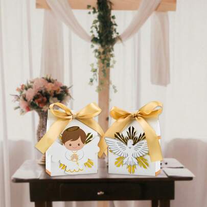 12 cajas de recuerdo para con cinta