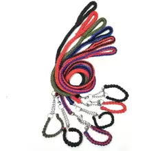 Correa Collar Perro Gruesa Resistente Suave - Negro - Ver 4