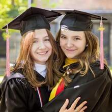 Nastrino da laurea 2025, nastrino per tocco da laureato, nastrino multicolore 2025 con ciondoli dorati con anno 2025 per decorazione tocco da laureato, accessori per festa di laurea - Multicolore - Visualizzare 10