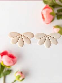 Petal Soft Pottery Earrings Polymer Clay Mold Shape Creative Flowers Clay Cutting Molds For DIY Earrings Jewelry Making - Polymer Clay Cutter - View 3