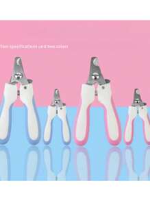 1 件猫/狗爱好者礼物和狗/猫妈妈爱宠物指甲钳批发，不锈钢小猫猫爱好者和猫妈妈爱狗爱好者和狗妈妈爱爪子美容修剪器 - 彩色 - 查看 6