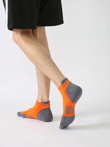 5 双男士轻质网眼透气吸汗运动短袜，适合夏季、休闲、工作、学校、办公室、青少年和青年尺码 39-44