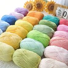 3pcs Soft & Comfortable 100% Acrylic Yarn Skeins - 3x 50g Assorted Colors, For Knitting, Crochet And Crafts, High Twist Spun
