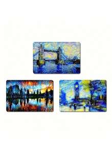 Custom Photo Magnets - Set Of 2/4/6/10, 5.08x5.08 Cm Personalized Refrigerator Magnets, Handmade Metal Wall-Mount Utility Hooks, Fashion Style Square Picture Magnets For Memories, Special Gift For Loved Ones Back-To-School Season Gifts - Rectangular Horizontal - View 6
