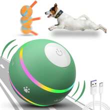 1pc Interactive Dog Toys Dog Ball,Durable Active Rolling Ball Wicked Ball,Automatic Moving Bouncing Rotating Ball For Puppy/Small/Medium Dogs,Fun And Engaging Gift ﻿Interactive Dog Toys Dog Ball,[Newly Upgraded] Durable Motion Activated Automatic Rolling Ball Toys For/Small/Medium/Large Dogs ﻿