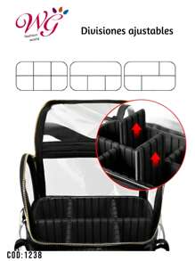 Maletín multifuncional Rosa-negro