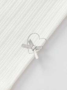 Balabala Girls' Baby Leggings, Lightweight Casual Pants For Summer, 2025 - Original White - View 8