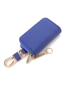 Bolsa organizadora de llaves de gran capacidad universal para hombres, pinza simple para llaves, mini cartera/monedero para mujeres - Multicolor - Ver 7