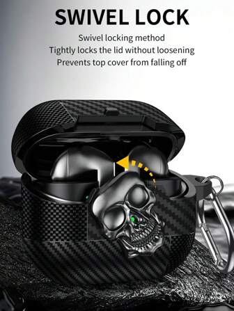 New Stylish Skull Lock & Fiber Pattern Apple 4th Generation Case, Cool Violent Suit Series 2nd Gen Case, Fashionable 4th Gen Wireless Charging Case