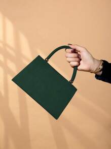 REMANLAND 1 pezzo Elegante pochette da sera in velluto a coste scintillante, borsa da donna per feste e matrimoni