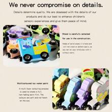 4 Style Magnetic Wooden Train Set, Christmas Stocking Fillers, Magnetic Animal Number Train Toys For Ages 3 4 5 6, Fine Motor Skills Dinosaur Numbers Learning Toys, Fruit Numbers Educational Toys, Best Birthday Christmas Gifts, Christmas Decorations