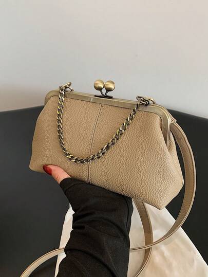 Fashionable Retro Solid Color Lychee Pattern Shoulder Bag Bohemian Style Crossbody Bag Handbag Women's Evening Dress Bag Pleated Bag, High-Quality Wear-Resistant Material With Exquisite Patterns, Perfect For Work, Travel, Dating Shopping Mother's Day Gifts For Girls