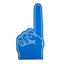 1pc 18-Inch (Approx. 46cm) Giant Foam Finger, DIY Blank Foam Glove Suitable For All Occasions Cheering, Sports Cheerleading Props, Party Atmosphere Decorations (Foamed Surface May Have Some Bubble Holes) - Multicolor - View 13