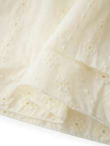 Women Summer Sleeveless Dress Floral Embroidery Loose Party A-Line Dress For Beach Club Streetwear - Vàng nhạt - Xem 9