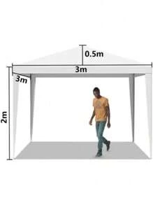 Toldos Plegables Tienda De Fiesta Carpa Impermeable (Blanco/3 * 3) - 1 - Ver 7