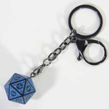 Pendant Dice Keychain, Creative D20 Dice Charm Keyring Lucky Gift For Hanging Accessories - D20 Pattern Keychain - View 18