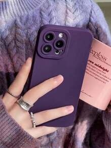 1 个带天使眼设计的硅胶防摔手机壳，兼容 iPhone 11 12 13 14 15 Pro Max、iPhone 16 Plus 和 Galaxy S24 Ultra 5G - 黑色 - 查看 4