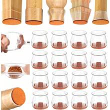 Silicone Table Chair Leg Protector Kit 16 Pieces
