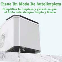 Ice Making Machine, Small Fully Automatic Desktop Ice Making Machine, Simple Operation, Fast Ice Making Speed, Suitable For Daily Household Beverage Needs.