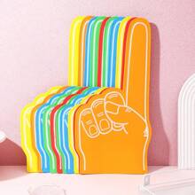 1pc 18-Inch (Approx. 46cm) Giant Foam Finger, DIY Blank Foam Glove Suitable For All Occasions Cheering, Sports Cheerleading Props, Party Atmosphere Decorations (Foamed Surface May Have Some Bubble Holes) - Multicolor - View 8