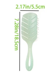 每个人都喜欢这款梳子，它具有可爱精致的镂空设计。它是完美的情人节礼物。它配有头皮按摩功能，可用于干发和湿发。它能有效梳理头发，使头发顺滑无结。其紧凑的尺寸确保了便携性，让您轻松随身携带。 - 彩色 - 查看 14