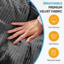 Full/Queen Size Bean Bag Chairs For Adults, 2 In 1 Bean Bag Chairs, Convertible Bean Bag With Filler For Gaming Large Foam, Bean Bags With Washable Soft Corduroy Cover For Living Room - 淺灰色 - 查看 8