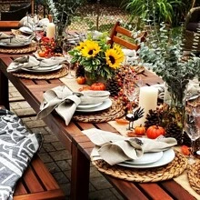 6 Packs Round Handmade Rattan Placemats - Heat Resistant, Easy To Clean Woven Table Mats For Fall, Halloween, Thanksgiving, Christmas Dining