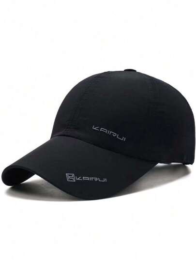 1 件男士字母印花棒球帽，休闲日常佩戴