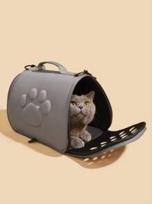 1 pieza Nuevo bolso portador de mascotas, mochila de gran capacidad, portátil y transpirable para perros y gatos