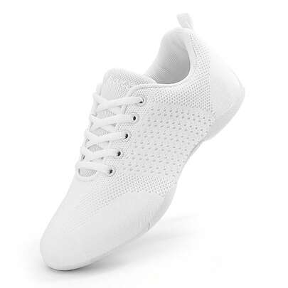 Cheerleading Mesh Sneakers For Girls, Dance, Gymnastics, Tennis And Athletic Sports Flexible Cheer Tumbling Shoes