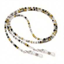 1pc Bohemian Style Colorful Rice Bead Eyewear Chain, Mask Chain, Eyewear Strap, Sunglasses Necklace, Eyewear Strap (Excluding Glasses) Suitable For Giving To Mothers, Wives, And Girls