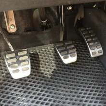 Cubierta/Placa de pedal de acero inoxidable para Accent Solaris I20 2011-2016 Creta Ix25 para Kia K2 Rio Soul MT AT Estilo de automóvil