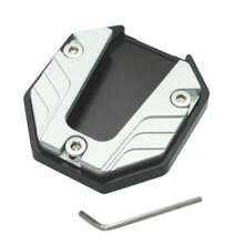 Motorcycle Side Stand Pad: Anti-Slip Motorcycle Side Stand Extension Plate, Motorcycle Accessories Enlarged Side Kick Stand Non-Slip Pad,Side Stand Extension Pad Motorcycle Bike Kickstand Extender Foot Side Stand Extension Pad Support Plate Anti-Skid Enlarged Base