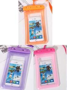 8/6/5/4/3/2/1个装防水袋，通用防水手机袋，气垫防水手机套，水下防水手机袋，沙滩防水手机干袋，适用于智能手机，圣诞节、万圣节礼物，家居、房间、生日、新年、配件、朋友、趣味礼物、夏季、沙滩