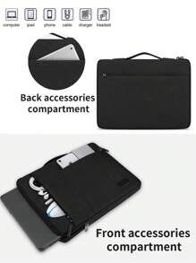 NEWHEY 13-14 Inch Waterproof Business Laptop Sleeve, Fits 13 Inch Laptops, Laptop Protective Case, Briefcase, Laptop Bag, For Men - Multicolor - View 4