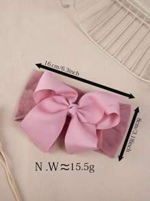 2pcs/Set Exaggerated Bow Headband & Circular Eyeglasses Frame Decor Fashion Sweet Cute Kids Hair Accessories