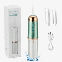 Electric Water Flosser Set, Water Flossing Oral Irrigator, Smart Dental Irrigator With Detachable Water Tank, Oral Irrigator For Deep Teeth And Gum Cleaning, Portable USB Rechargeable Battery, Ideal For Birthday Gifts - Multicolor - View 13
