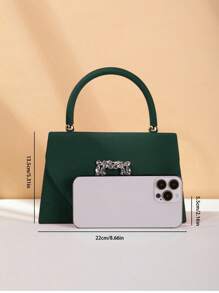 REMANLAND 1 pezzo Elegante pochette da sera in velluto a coste scintillante, borsa da donna per feste e matrimoni