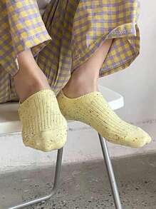 14pcs/8pcs/6pcs Women's Ankle Socks With Lightweight Striped Mesh, Comfortable Everyday Wear Socks. Cute & Fashionable For Sports, Ins Korean Style, Casual, Suitable For All Seasons, 4pcs/2pcs