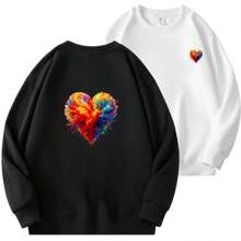 1/2/3 miếng dán ép nóng hình trái tim nhiều màu - Miếng dán chuyển nhiệt theo chủ đề hoạt hình, miếng dán vải trang trí chống thấm nước có thể giặt được, dùng cho thiết kế quần áo - Nhiều màu - Xem 9