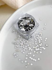 Bộ 8 phụ kiện làm móng lấp lánh trong hộp với hình ngôi sao năm cánh, hình tròn màu vàng và bạc, lấp lánh và dễ đeo. Phù hợp cho tiệm làm móng và người dùng cá nhân, phụ kiện làm móng, đồ trang trí móng, đá quý làm móng. - Nhiều màu - Xem 18