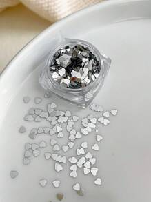 Bộ 8 phụ kiện làm móng lấp lánh trong hộp với hình ngôi sao năm cánh, hình tròn màu vàng và bạc, lấp lánh và dễ đeo. Phù hợp cho tiệm làm móng và người dùng cá nhân, phụ kiện làm móng, đồ trang trí móng, đá quý làm móng. - Nhiều màu - Xem 11