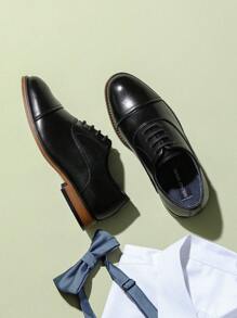 Boy's Classic Oxfords Sophisticated Dress Shoes For Any Formal Or Casual Events - Black - View 1