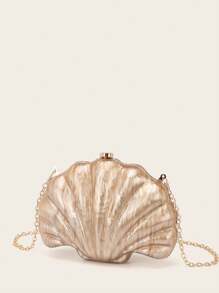 Women Evening Clutch Bag Bridal Wedding Personalized Mini Shell Design Acrylic Clutch Dinner Bag For Women Prom With Detachable Metal Chain For Wedding And Party Shoulder Bag Women Clutch Purses For Ladies Handheld Evening Bag Versatile Cocktail Party New Wallet Banquet Bag, Elegant Shell Bag, Perfect For Parties, Weddings, Dinners & Banquets, Matches Wedding Dresses, Formal Wear, Prom Gowns, Birthday Outfits & Women's Party Attire, Prom Bag For Party - Multicolor - View 14