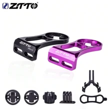 Soporte para computadora de bicicleta ZTTO para Garmin, Cateye, Bryton GPS, GoPro, soporte para cámara deportiva y luz, extensión de manillar para bicicleta de carretera