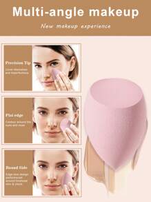 4/7/20/27件套化妆工具套装，包含：4个化妆海绵+4个迷你化妆海绵+4个三角粉扑+4个迷你气垫粉扑+1个发圈+2个手碗挂绳+1个化妆刷清洁工具+2个洁面海绵+4个气垫粉扑+1个洗鼻刷